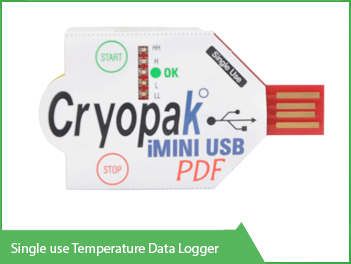 Single Use Temperature data logger Vacker UAE